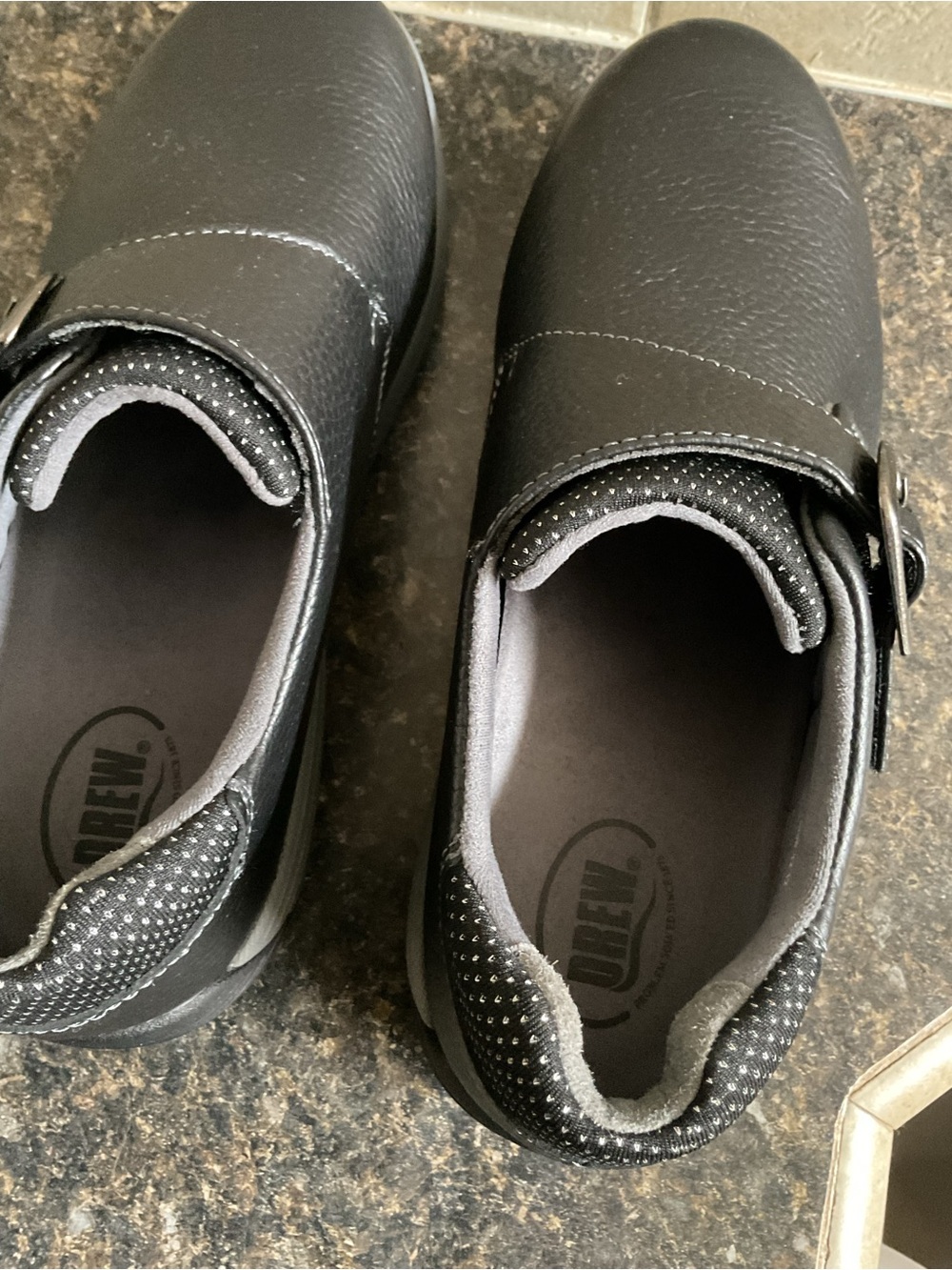 DREW Tempo Black Slip-On shoes with Buckle Strap - Picture 4 of 8